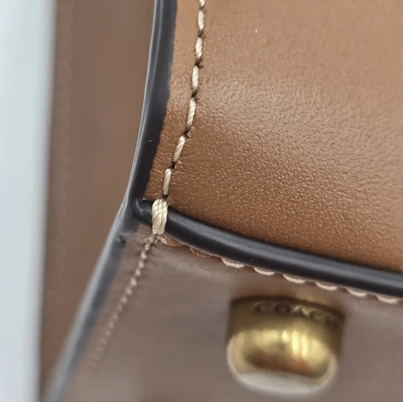 🔥SALE🔥💥NWT💥 Coach x Tom Wesselmann Floral Tote Leather Bag  💫DEFECT💫 - Picture 6 of 16